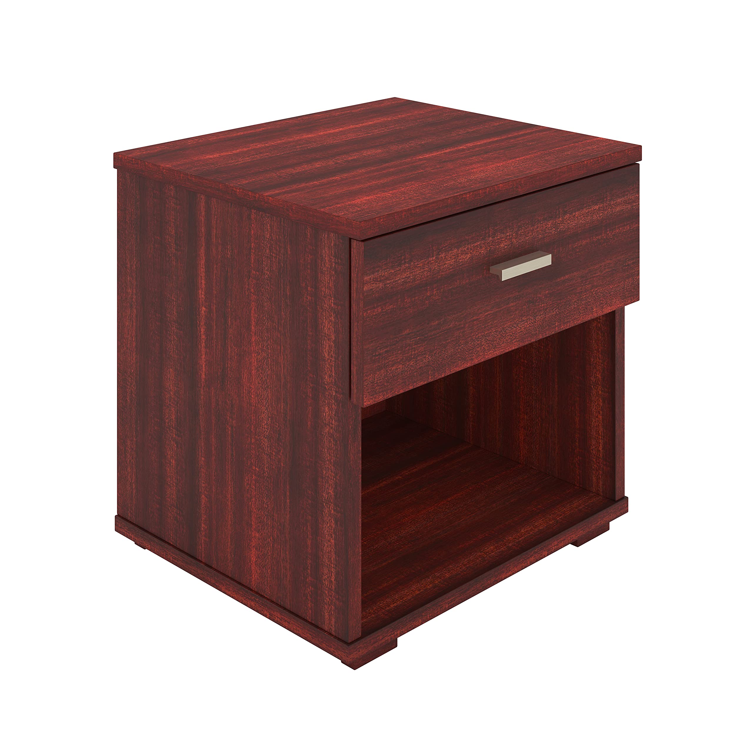 Boyd Sleep Novara, Deep Drawer With Euro Glides And Contemporary Styling, Cherry Nightstand
